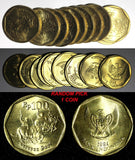 INDONESIA 1994,1998  100 Rupiah Buffalo Racing  BU KM# 53 RANDOM PICK (1 Coin)
