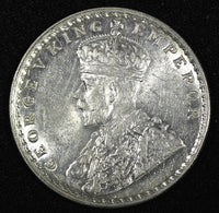 India-British George V Silver 1916 (C) Rupee Calcutta Mint KM# 524 (27 329)