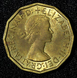 Great Britain Elizabeth II Nickel-Brass 1967 3 Pence KM# 900 ( 28 626)