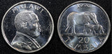 MALAWI Bakili Muluzi 1996 20 Tambala Elephants UNC KM# 29 RANDOM PICK (1 Coin)