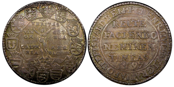 Germany BRUNSWICK-WOLFENBUTTEL Heinrich Julius Silver 1597 Taler  XF Dav-9091(7)