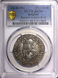 Belgium Flanders Louis II (1346-84) Silver Double 2 Gros PCGS AU58 Roberts-8155