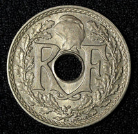 France Nickel-Bronze 1939 25 Centimes KM# 867b (27 991)