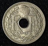 France Nickel-Bronze 1939 25 Centimes KM# 867b (27 991)