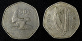 Ireland Republic Copper-Nickel 1970 50 Pence 30 mm 1st Year Type KM# 24 (28 020)