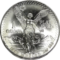 MEXICO Silver 1989 Mo Onza Libertad  NGC MS66 GEM BU KM# 494.1 (13)