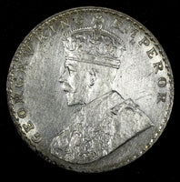 India-British George V Silver 1912 (B) Rupee Bombay Mint KM# 524 (27 340)