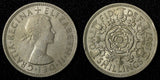 Great Britain Elizabeth II 1957 Florin 2 Shillings KM# 906  (28 214)