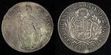 PERU Silver 1848 LIMA MB 4 Reales Liberty AR-0.9 KM# 151.3 (30 014)