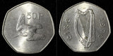 Ireland Republic Copper-Nickel 1970 50 Pence 30 mm 1st Year Type KM# 24 (28 963)