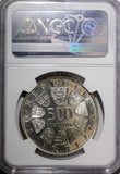 Austria Silver PROOF 1980 500 Schilling NGC PF68 CAMEO TOP GRADED KM# 2948 (26)