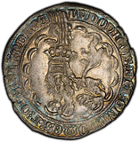 Belgium Flanders Louis II (1346-84) Silver Double Gros PCGS MS62 TOP GRADED (2)