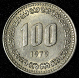 Korea-South Copper-Nickel 1979 100 Won Admiral Yi Sun-sin KM# 9 (28 669)