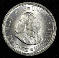 South Africa Silver 1964 10 Cents Jan van Riebeeck GEM BU KM# 60 (25 254)