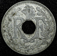 FRANCE  Lindauer Zinc 1941 10 Centimes WWII Issue XF KM# 896 (24 937)