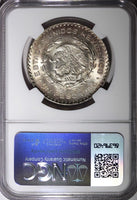 Mexico ESTADOS UNIDOS MEXICANOS Silver 1964 Peso Jose Morelos NGC MS64 KM#459(7)