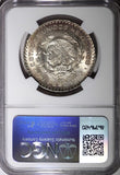 Mexico ESTADOS UNIDOS MEXICANOS Silver 1964 Peso Jose Morelos NGC MS64 KM#459(7)