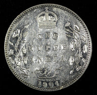 India-British Edward VII Silver 1904 Rupee Silver (.917) 30.6 mm KM# 508 (338)