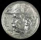 Brazil Silver 1935 2000 Reis Duke of Caxias 1 YEAR TYPE KM# 535 (25 196)