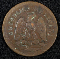Mexico Copper 1895 Mo 1 Centavo Mexico City Mint KM# 391.6 (27 375)
