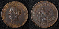 Mexico Bronze 1955 5 Centavos Josefa Ortiz de Domínguez KM# 424 (28 006)