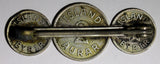 ICELAND Brooch fromIceland Coins 1942's  WWII Issue  VF  (29 016)