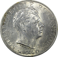 ROMANIA Mihai I Silver 1946 100 000 Lei  1 Year Type 37 mm KM# 71 (24 314)