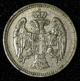 SERBIA Milan I Copper-Nickel 1912 20 Para KM# 20 ( 28 118)