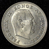 DENMARK Frederik IX 1965 CS 1 Krone UNC KM# 851.1 (28 113)