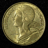 FRANCE Aluminum-Bronze 1963 10 Centimes UNC KM# 929 (27 673)