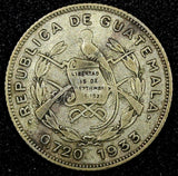 GUATEMALA Silver 1933 10 Centavos Royal British Mint KM# 239.2 (24 581)
