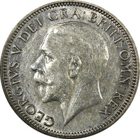 GREAT BRITAIN George V Silver 1936 1 Shilling aUNC/UNC  KM# 833  (24 707)