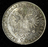 Austria Francis I Silver 1831 A 20 Kreuzer Vienna High Grade KM# 2147 (28 966)