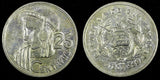 GUATEMALA Silver 1959/8 25 Centavos Last Year Mintage-277,000 High Grade KM#258