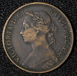 Great Britain Victoria Bronze 1891 Farthing KM# 753  (28 312)
