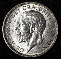 Great Britain George V Silver 1926 1 Shilling Last Year aUNC KM# 816a (28 316)