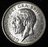Great Britain George V Silver 1926 1 Shilling Last Year aUNC KM# 816a (28 316)