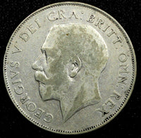 Great Britain George V Silver 1923 1 Shilling KM# 816a  (24 203)