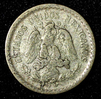Mexico ESTADOS UNIDOS MEXICANOS Silver 1928 10 Centavos KM#431  (27 423)