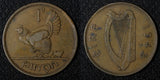 Ireland Republic Bronze 1942 1 Penny hen with chicks KM# 11 (28 031)
