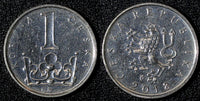 Czech Republic 2018 1 Koruna UNC KM# 7 RANDOM PICK (1 Coin) (27 922)