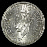 India-British George VI Silver 1944 (B) Rupee Bombay Mint KM# 557.1 (27 322)