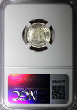 Mexico ESTADOS UNIDOS MEXICANOS Silver 1921 M 20 Centavos NGC MS65 BU KM# 438