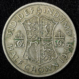 Great Britain George VI Copper-Nickel 1948 1/2 Half Crown KM# 866 (28 201)