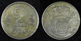 Denmark Christian X Iron 1918 2 Øre WWI Issue 1 YEAR TYPE XF KM# 813.1a (26 892)