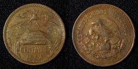 Mexico ESTADOS UNIDOS MEXICANOS Bronze 1954 20 Centavos KM# 439 (27 572)