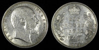 India-British Edward VII Silver 1904 Rupee Silver (.917) 30.6 mm KM# 508 (337)