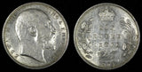 India-British Edward VII Silver 1904 Rupee Silver (.917) 30.6 mm KM# 508 (337)