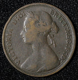 Great Britain Victoria Bronze 1879 1/2 Penny KM# 754 (28 448)
