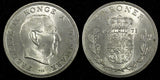 Denmark Frederik IX Copper-nickel 1971 5 Kroner 33mm HIGH GRADE KM# 853.1 (309)